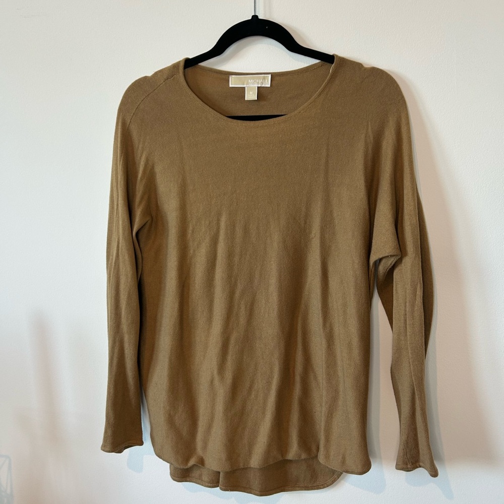 MICHAEL Michael Kors Camel Long Sleeve Top